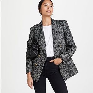 Dione Black Tweed Blazer